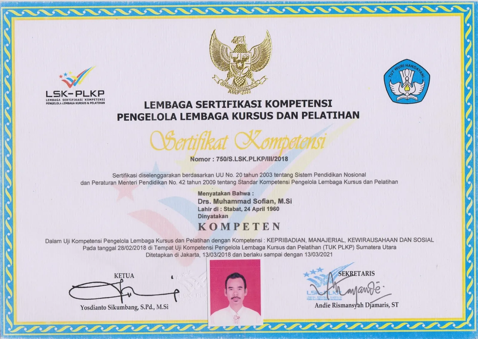 Penghargaan dari Kelurahan Bulian