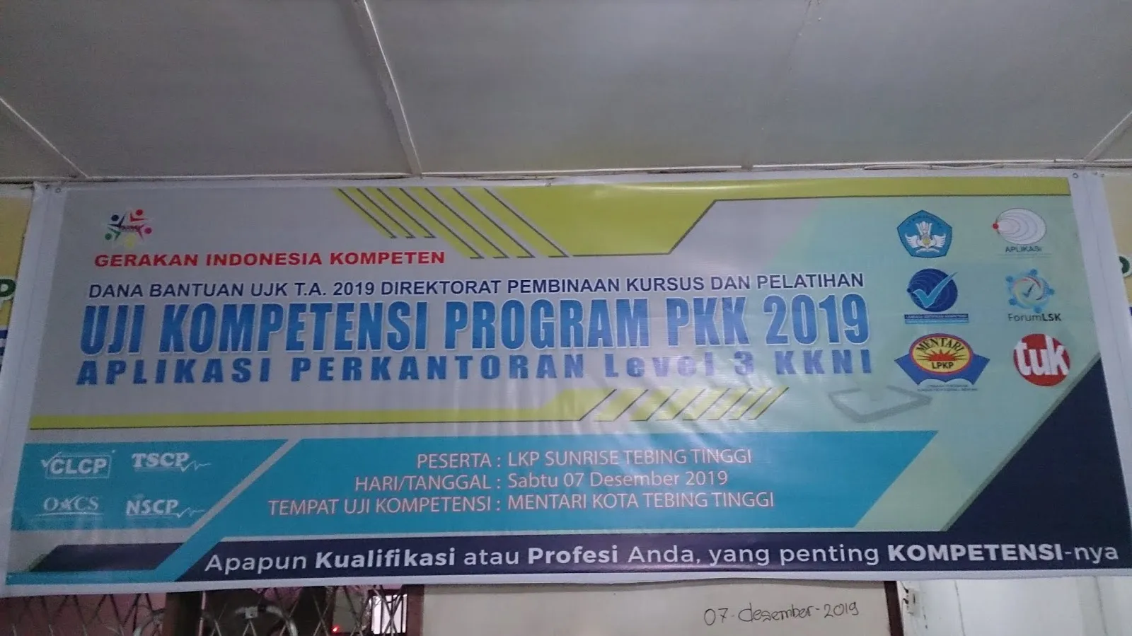 Uji Kompetensi CLCP di TUK-Mentari